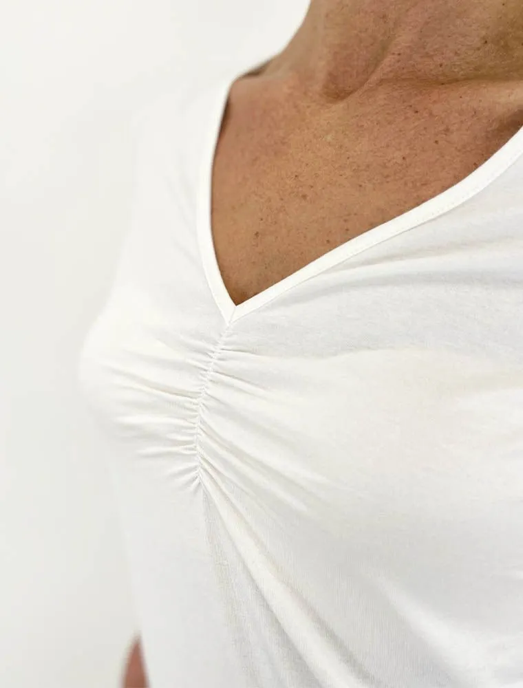 T-shirt Manica Corta Pennyblack - Bianco Avorio
