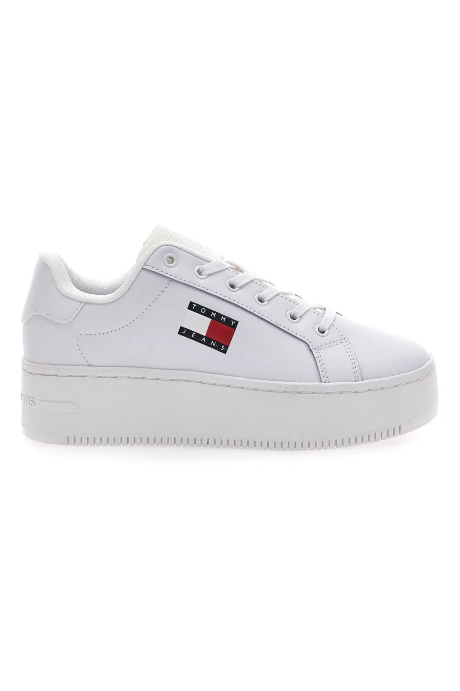   TOMMY HILFIGER Sneakers Bianche Con Flatform TOMMY HILFIGER FLATFORM ESS