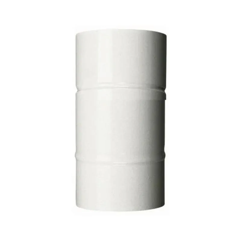 Tubo Porcellanato smaltato bianco 25 cm da Ø15 cm 