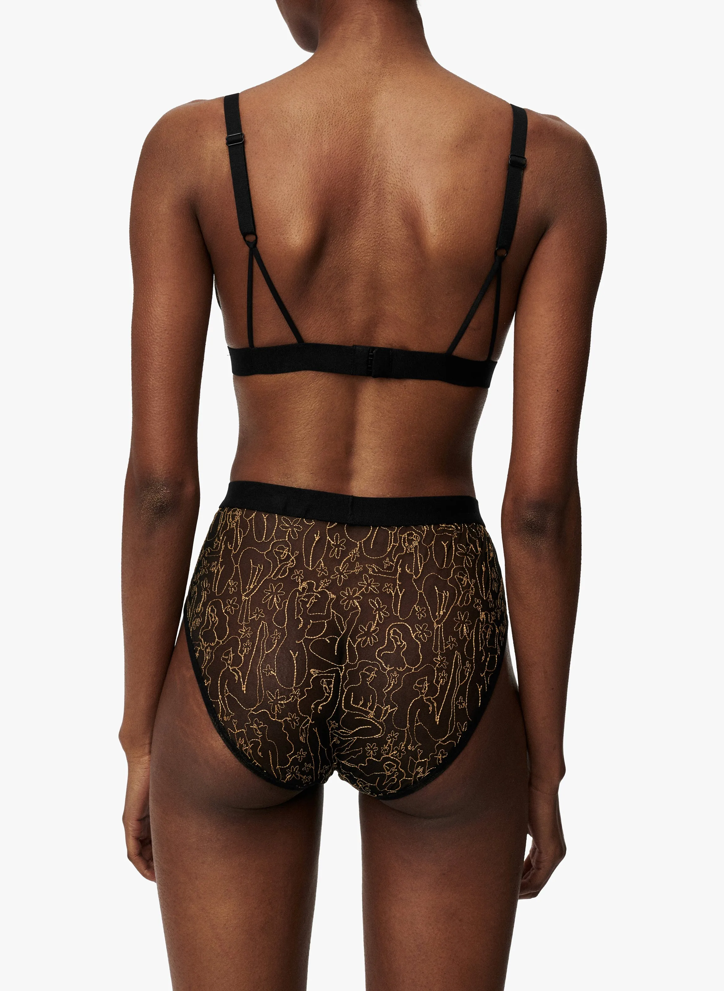 UNDRESS CODE   SAY MY NAME - Reggiseno in pizzo | Nero