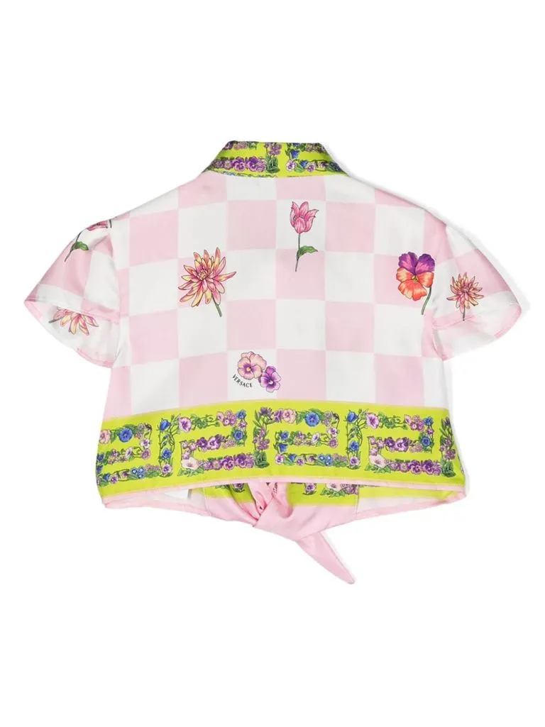 versace Camicia stampa floreale