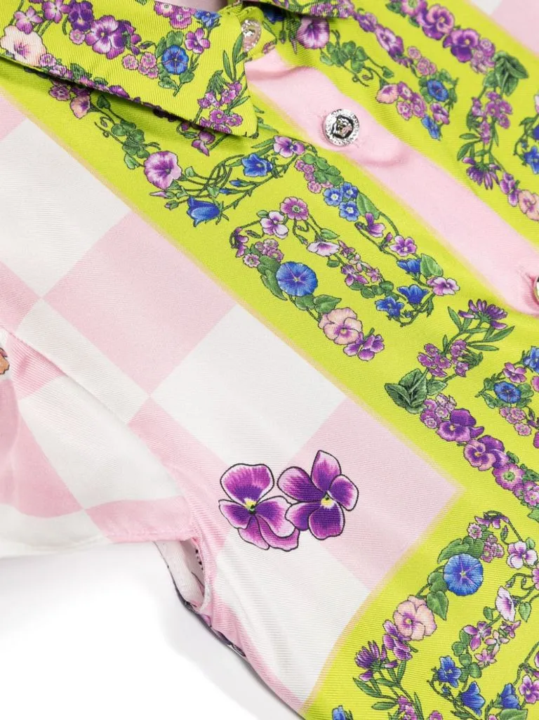 versace Camicia stampa floreale