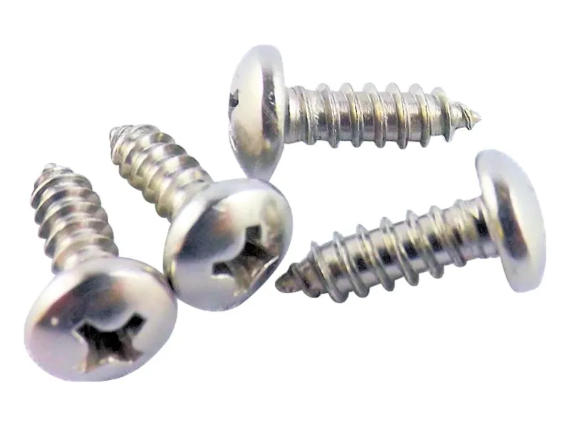 Vite autofilettante DIN 7981 in acciaio inox 5,5 mm x 26 mm 8 pz