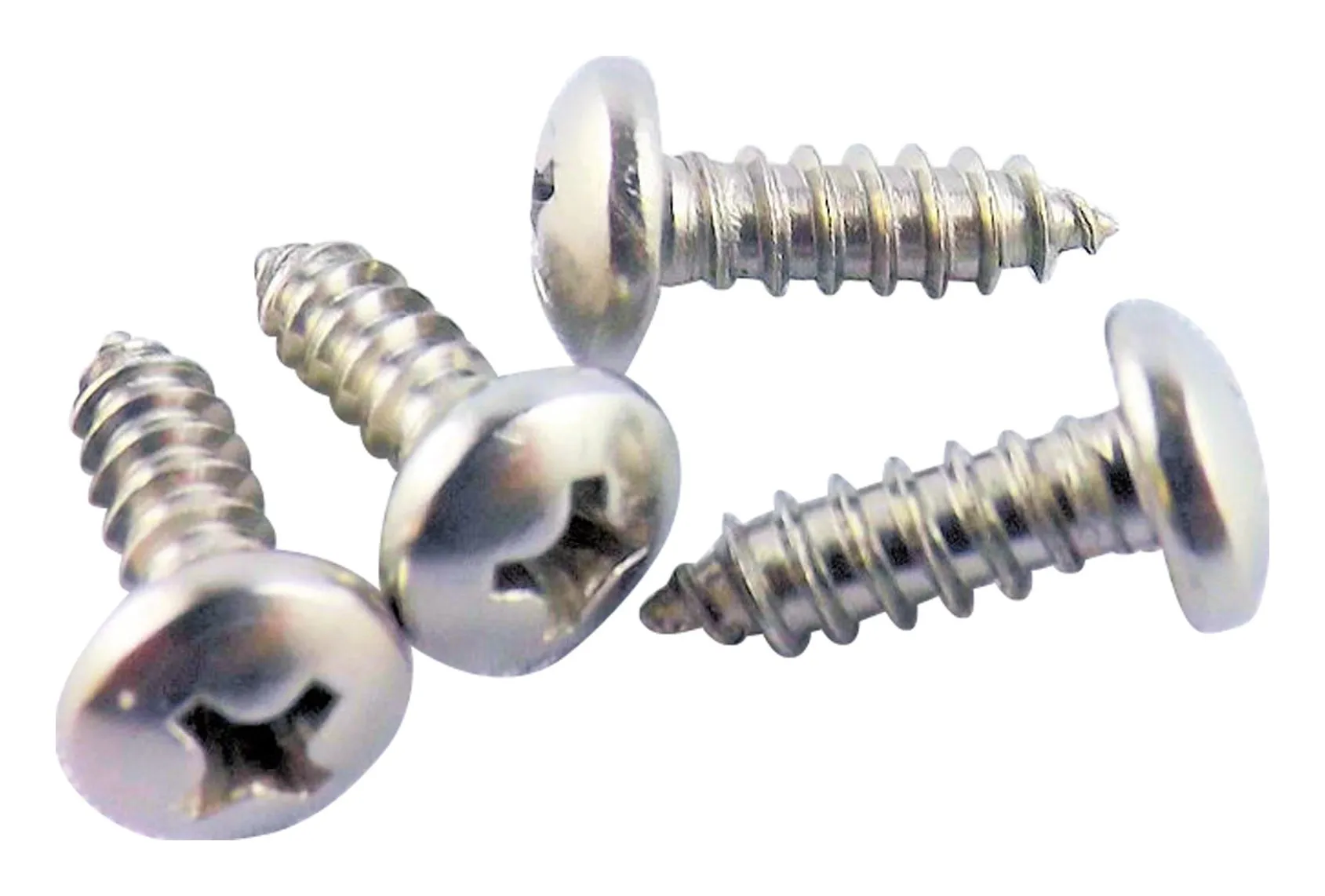 Vite autofilettante DIN 7981 in acciaio inox 5,5 mm x 26 mm 8 pz