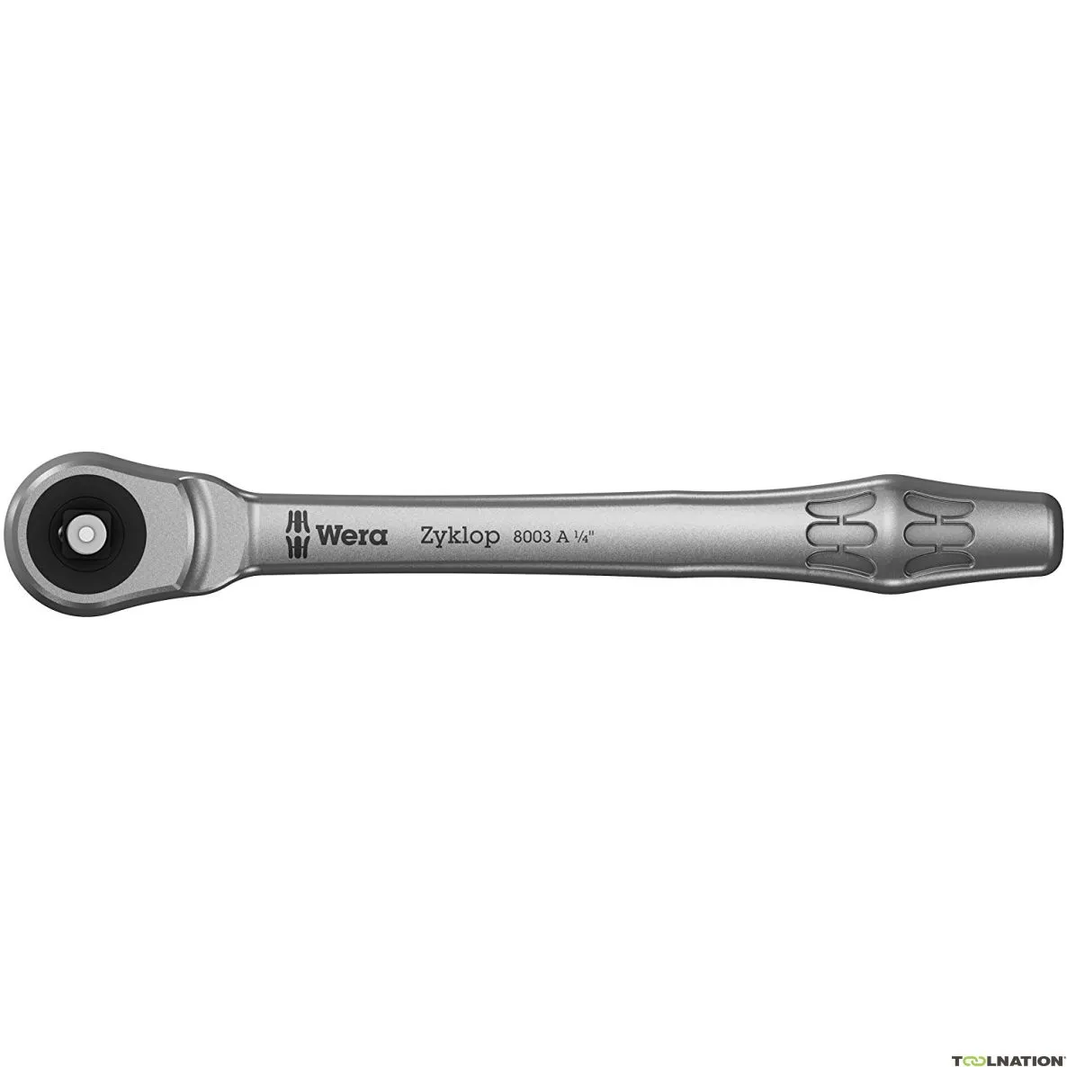 Wera 05004003001 8003 A Zyklop Cricchetto in metallo con squadra scanalata con attacco da 1/4