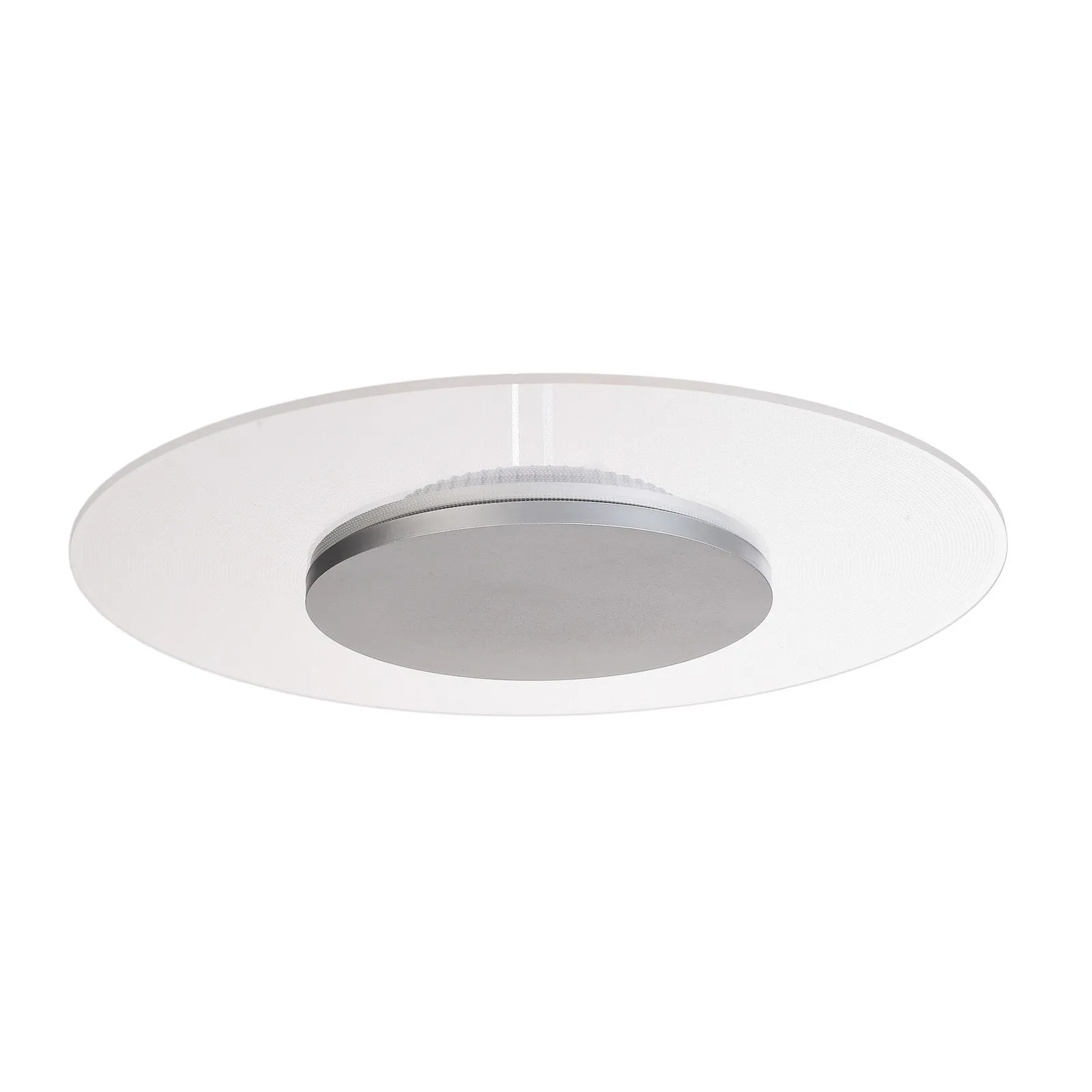 Zaniah Plafoniera LED, luce a 360°, 24W, argento