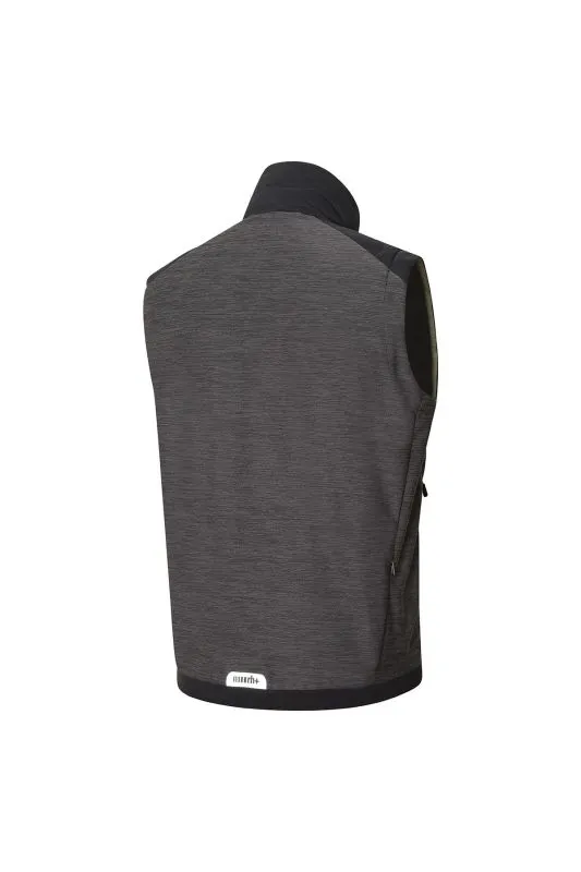 ZERORH+ CLIMATE 5 ELEMENTS HYBRID VEST Gilet Uomo Black/Dark Grey Melange/Kaluga Brown