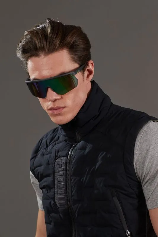 ZERORH+ CLIMATE 5 ELEMENTS HYBRID VEST Gilet Uomo Black/Dark Grey Melange/Kaluga Brown